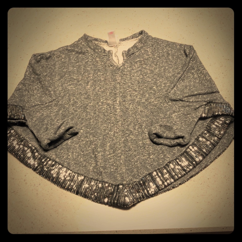 Sequin Poncho type top